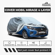 Mitsubishi Mirage 4 Layer Waterproof Anti-UV Car Cover Thick Outdoor Car Cover by Zanusa cover