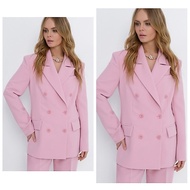NITTAYA Z.S Pink Blazer Suit Very Beautiful. Front Chest 36 Length 27