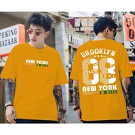 UNISEX T-SHIRT TOP FOR MEN,/, WOMEN / Brooklyn NEW 08 T Shirt Cotton T Shirt Lelaki