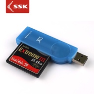 SSK Racing King Amber SCRS028 CF Card Reader Machine Tool Camera CF Memory Card Reader4.6