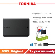 【Ready stock】4TB 2TB 1TB  Canvio A5 Disc USB 3.0 Portable 2.5 Inch External Hard Drive Hard disk