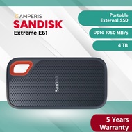 Sandisk Extreme E61 Portable SSD V2 4TB | Usb Type C 3.2 1050mbps