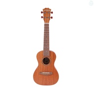 ammoon 21 Inch Acoustic Ukulele Kit Mahogany Plywood Ukelele with Gig Bag Uke Strap Spare Strings Clip-on Tuner Cleaning Cloth Capo 5pcs Celluloid Picks for Beginners