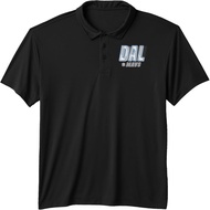 NBA Dallas Mavericks Polo Shirt Type Stack Performance Logo