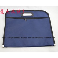 B4 Canvas File Bag File Bag B4 Briefcase B4 Double Layer File Bag Conference Bag Oxford Cloth Bag