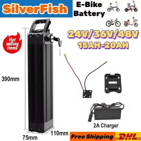 E-Bike Battery 48V 20Ah For Silverfish Electric Bike Battery 1000W 750W 36V Lithium ion E-bike Bicyc