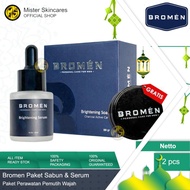 hk2 Bromen Sabun &amp; Serum Wajah Penghilang Jerawat Skincare Pria