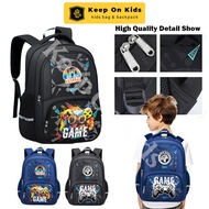 Preschool & Primary School Bag Student Backpack Game Controller Beg Prasekolah Sekolah Rendah