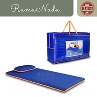 Fibre Star Portable &amp; Foldable Coconut Fibre Mattress / Foldable Mattress / Tilam With Pillow- Single Size /Tilam Bujang