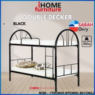 iHOME FURNITURE SABAH 🔥READY STOCK🔥 2' Double decker bed frame/Katil Dua tingkat/Katil Hostel