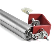 Smooth Non-Stick Dough Roller for Pastry Pasta Pizza Cookie Bread Labor Saving Bakery with Wooden Ha