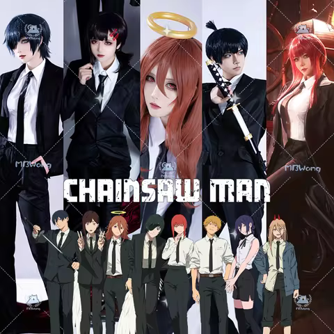 Anime Devil Makima Cosplay Costume Denji Cosplay Costume Reze Cosplay Suit Quanxi Outfit For Hallowm