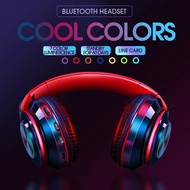 Headset Bluetooth Sony Original 100 Wireless Luminous Bluetooth Headset Head-Mounted Bluetooth Heads