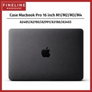 Macbook Pro 16 inch M1 M2 M3 M4 A2485 A2780 A2991 A3186 A3403 Matte Black Clear Transparent 2021 202