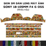 Sony 18-105mm f4 G OSS Lens Skin (Many models) | Decal Film 3M camera lens protection sticker 18-105