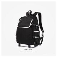 Printed Pattern All-Match Backpack Computer Bag Charging School Bag Backpack usb Fashion Ready Stock