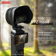 BRDRC Suitable for DJI OSMO POCKET 3 Hood Lens Protective Cover Sunshade Anti-Glare Accessories