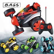 THEBAGS Electric Remote Control Dumper Stunt Car Toy Tumbling Children Mini Toy Race Play Set