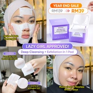 SKINTIFIC AHA, BHA, PHA Exfoliating Pads Toner Soothes Acne and Lightens Blemishes Skin-Smoothing Co