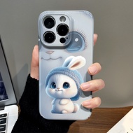 Hard Case Iphone 11 Case Iphone Xr Iphone 6s Casing Iphone 13 Iphone 6 Plus 7 8 Plus Xr Case 12 13pro 14promax Casing Iphone 14 PRO max Soft Case Iphone 11 PRO Latest Gift Blue Rabbit