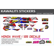 Honda Wave I JRP Sticker Decals