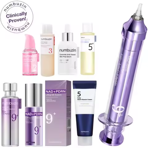 No.9 NAD+PDRN Satin Lift Face Essence Korean Original Skin Care No. 9 NAD+ Vitamin A Rich Eye Cream 