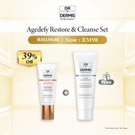[May'26 Special] Dr Dermis Agedefy Restore & Cleanse Set