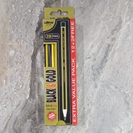 2B PENCIL BLACK & GOLD HIGH QUALITY PENCIL