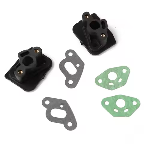 2Pcs 36F / 33 Brush Cutter Manifold Carburetor Base Connector Pipe Carb Adaptor for Yards and Garden