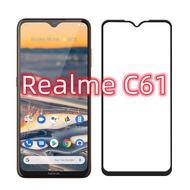 Realme C61 Full Glue Version Glass Sticker C61 Tempered Film RMX3933 Protective