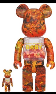 MY FIRST BE@RBRICK B@BY × AUTUMN LEAVES 千秋 楓葉