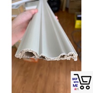 [PVC Wainscoting] [MIN 5PCS] 1.5Meter DIY Wall Skirting/ Wainscoting/ Bingkai/ Chair Rail/Chair Boar