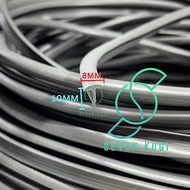 8MM Wide Straight T-List Rubber Universal T-List Rubber/