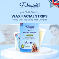 Miếng dán tẩy lông Dimples Wax Facial Strips Sensitive (H/20m)