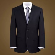 Plus ขนาดแฟชั่นผู้ชาย Blazer ปุ่มสองปุ่มสูทธุรกิจชุด Slim Casual ชุดสูททางการ Blazer เสื้อและกางเกงช