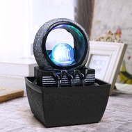 【Ready Stock】Living Room Water Fountain Decoration Simple Feng Shui Ball Water Desk Desktop Decorations