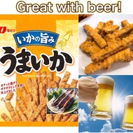 (Direct from Japan) Natori Umaika 113g Crunchy snacks with squid flavor, Japanese snack, beer snack,