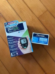 Contour Plus Elite 血糖機套裝包9x枝針、試紙已過期，原廠正貨