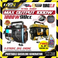 【HOT ITEM】EUROX GGY1200 / EGY1200 4-Stroke Portable Petrol Generator 1000W