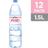 Bundle of 2 Evian Mineral Water ( 12 bottles x 1.5L )