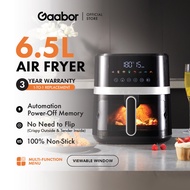 Gaabor Air Fryer 6.5L Viewable Window  1500W  Large Capacity AF65T-BK01A