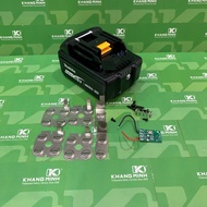 Makita 18V 5S-2P battery circuit case, original charging circuit.