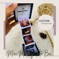 Mini Memory Box 6 Foto Hadiah ultah untuk bestie / pacar cewe cowo murah