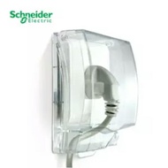 Schneider Electric- 1Gang and 2Gang Kavacha Weatherproof socket cover Transparent or White