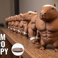 3d打印肌卡皮巴拉佛系3D打印摆,猛男健身搭子桌面潮玩8.19 3D printed muscle capybara Buddha-style 3D printed ornament, a cool 