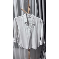 [Secondhand] Uniqlo Rayon Blouse-3/4 Sleeve