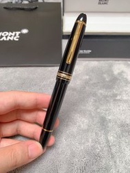 【經典收藏】萬寶龍MONTBLANC 大班146 黑金鋼筆 鍍金筆尖 永恆設計