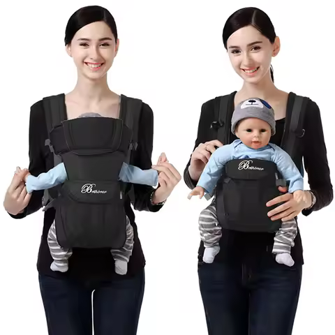 Baby Sling Carrier, 4-in-1 Ergonomic Baby Backpack Carrier, Easily Adjustable Baby Carrier Newborn t