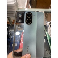 Back Casing Housing Kesing XIAOMI poco C71 BackDoor Back Cover Rear Cover + Bezel Bazzel poco C71 - 