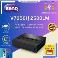 BenQ V7050i | 4K Laser TV Smart Home Theater with 98% DCI-P3 | BenQ Ultra Short Throw Projector | 3 Years Warranty